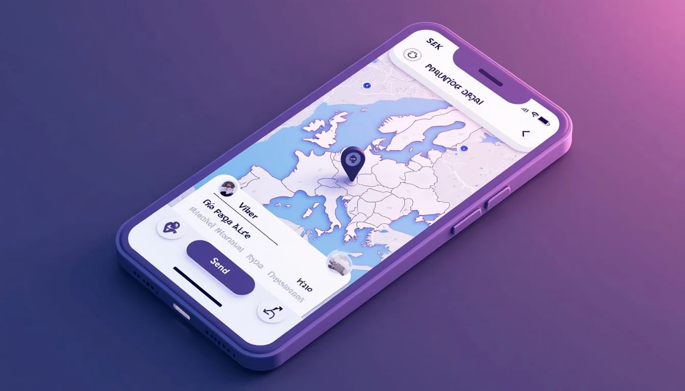 Viber τοποθεσία