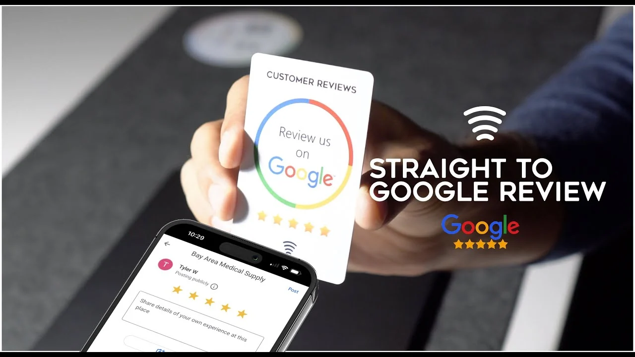 How to make a Google Review Tap Card