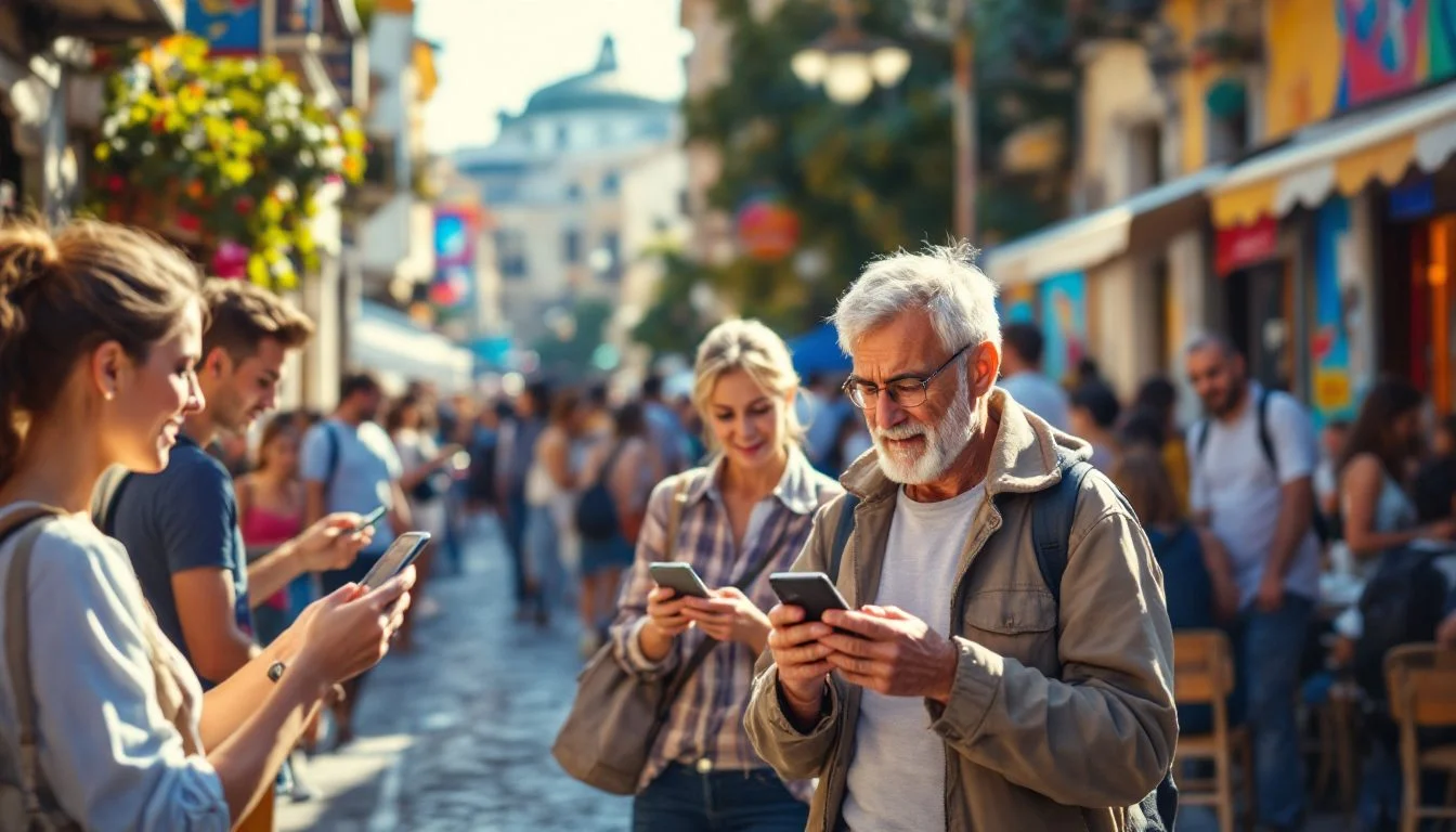 Greek smartphone users