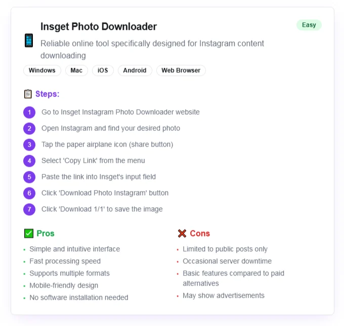 Insget Photo Downloader