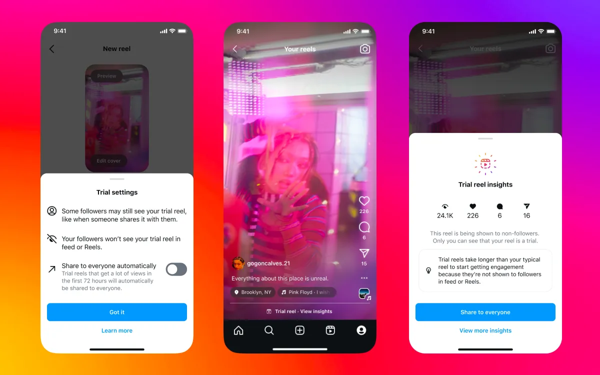 Instagram Trial Reels: Μυστικό Όπλο για Δημιουργούς Περιεχομένου Πότε να ΜΗ Χρησιμοποιήσεις Trial Reels