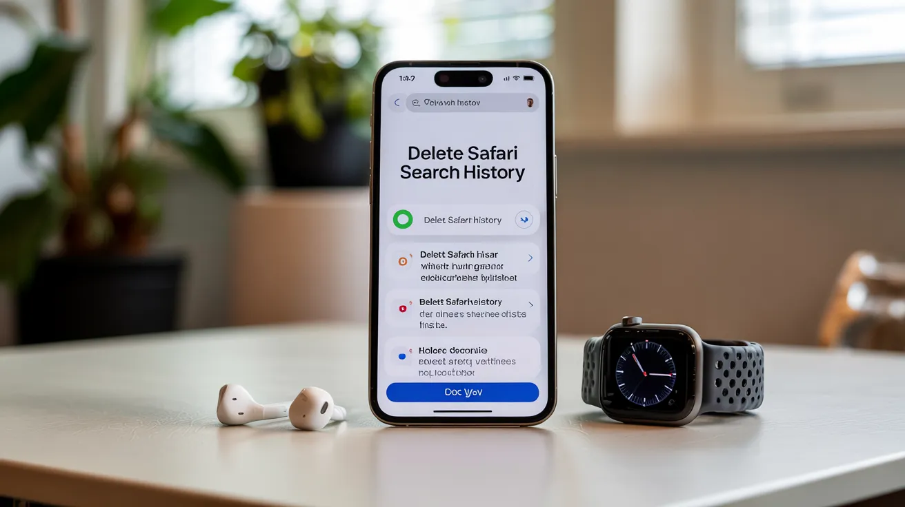 Διαγραφή του ιστορικού αναζήτησης του Safari στο iPhone - Οδηγίες βήμα προς βήμα