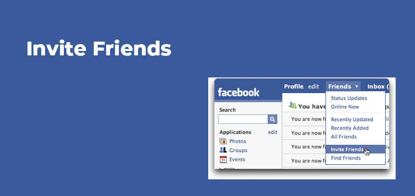 Step by step to set up your business page on facebook business Προσκαλέσετε τους Facebook φίλους