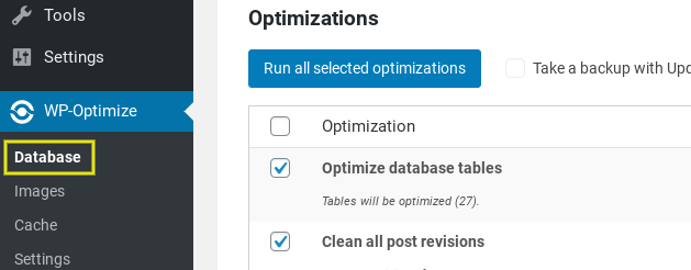 Database Optimizations