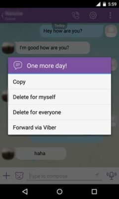 How do I delete Viber messages, the right way Διαγραφή επιλεκτικών συνομιλιών Viber