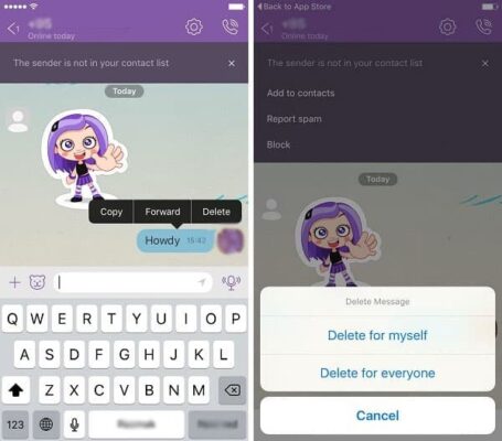 How do I delete Viber messages, the right way Πως διαγράφω μηνύματα Viber