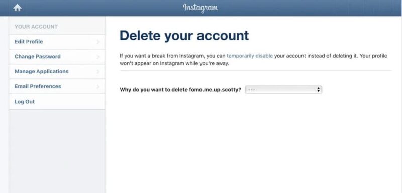 Πως γίνεται η διαγραφη instagram απο κινητο; Βήμα βήμα η απενεργοποίηση instagram πωσ διαγραφω το instagram