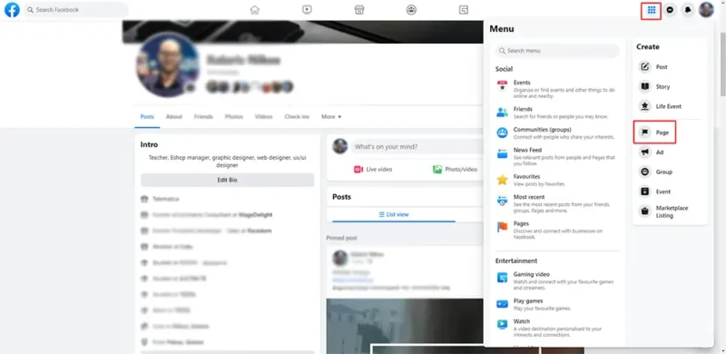 Πως δημιουργώ σελίδα στο facebook, οδηγός και 6 συμβουλές Βήμα 1 για την δημιουργία σελίδα στο facebook
