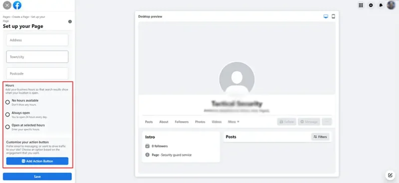 Πως δημιουργώ σελίδα στο facebook, οδηγός και 6 συμβουλές βήμα 10 ώρες λειτουργίας της επιχείρησης