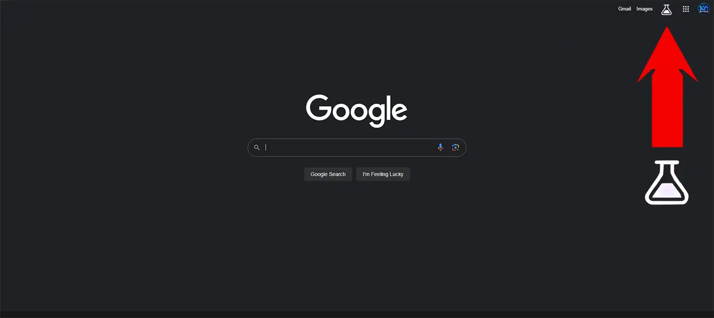 Εντοπίστε και κάντε κλικ στο εικονίδιο του Search Lab