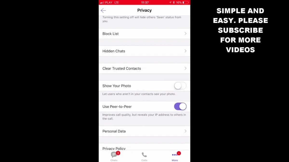 Πώς κάνω “Hidden Chats”