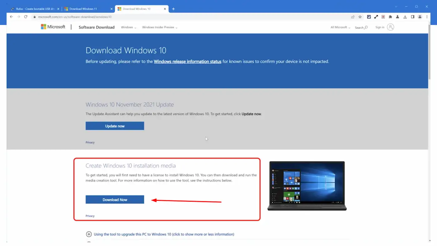 Πώς να κατεβάσετε δωρεάν τα Windows 10 ISO, ισχύει και για Windows 11 ISO Επιλέξτε το ISO αρχείο και λήψη