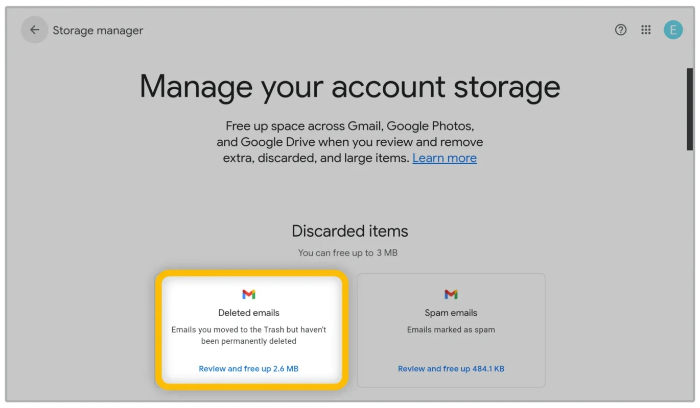 Γεμισε το gmail, δείτε πως γίνεται η απελευθέρωση χώρου στο gmail σας εύκολα Διαγραμμένα email