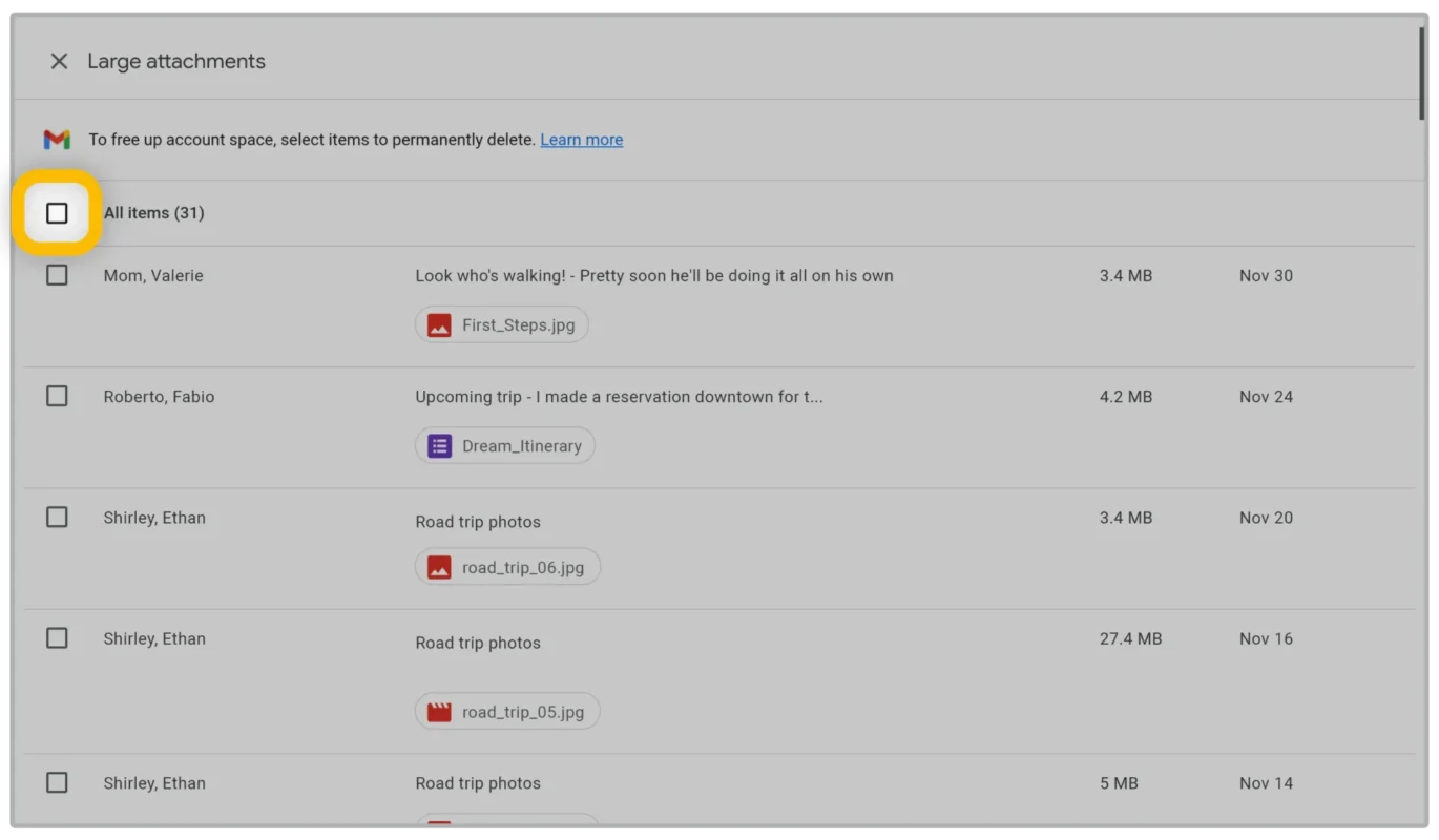 Γεμισε το gmail, δείτε πως γίνεται η απελευθέρωση χώρου στο gmail σας εύκολα μεγάλα συνημμένα μηνύματα ηλεκτρονικού ταχυδρομείου