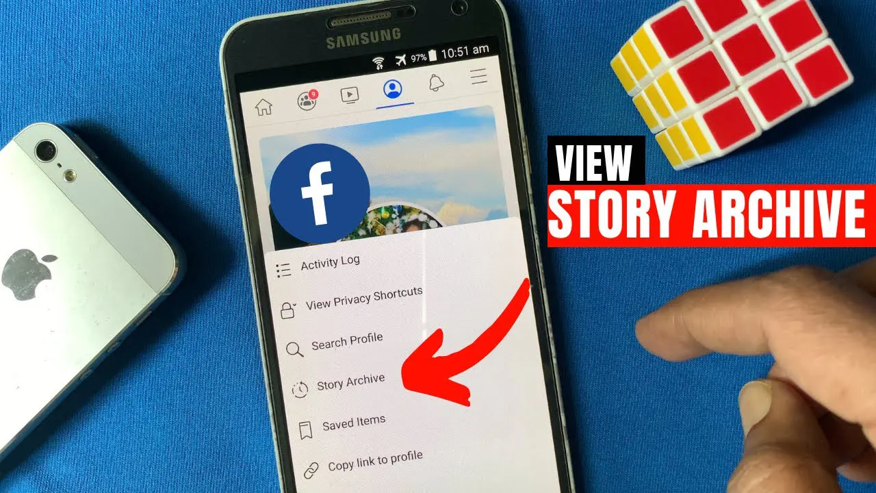 Πώς να βρείτε το αρχείο ιστοριών του Facebook