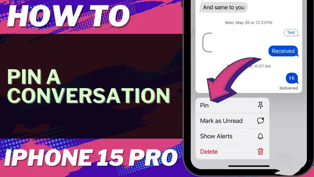 Πως καρφιτσωνω στο viber; Πώς να καρφιτσώσετε μια συνομιλία στα Μηνύματα στο iPhone 15 Pro