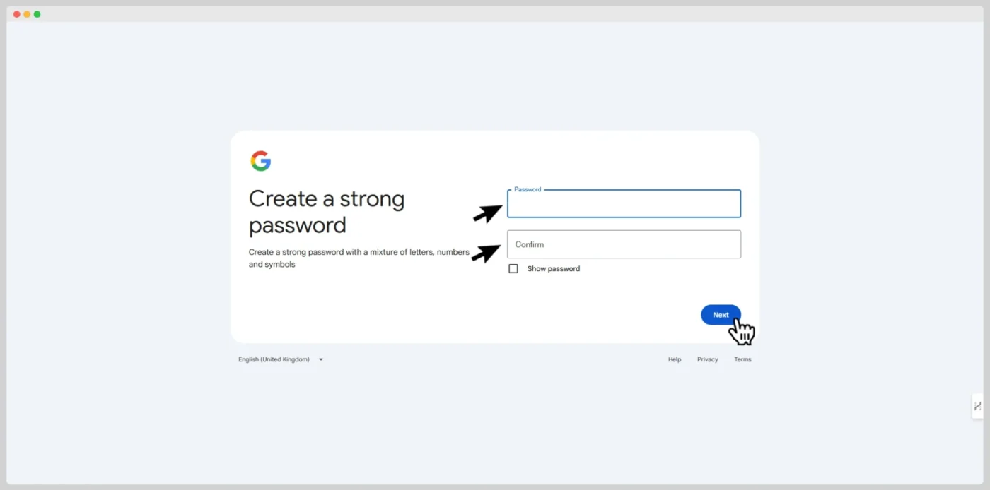 Δημιουργία Λογαριασμού Gmail: Οδηγός με απλά βήματα δημιουργία ισχυρού κωδικού gmail