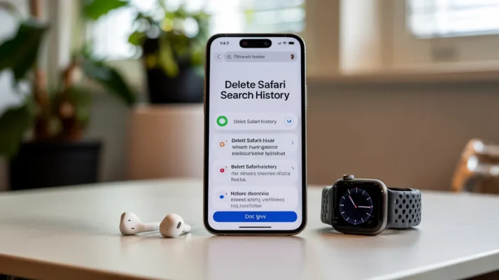 Πώς να διαγράψεις το ιστορικό Safari στο iPhone εύκολα και γρήγορα Διαγραφή του ιστορικού αναζήτησης του Safari στο iPhone - Οδηγίες βήμα προς βήμα