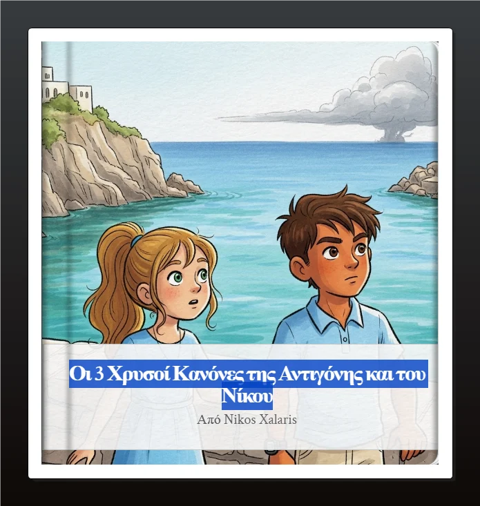 Δωρεάν eBooks για επαγγελματίες, επιχειρηματίες και εκπαιδευτικούς Οι 3 Χρυσοί Κανόνες της Αντιγόνης και του Νίκου