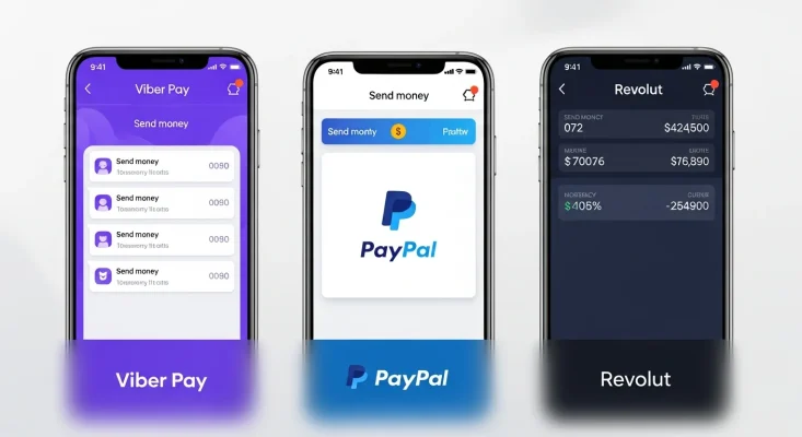 Viber Pay vs PayPal vs Revolut