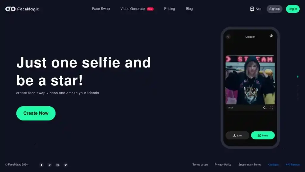 Τα 5 καλύτερα δωρεάν ai video face swap FaceMagic – AI Face Swap Videos