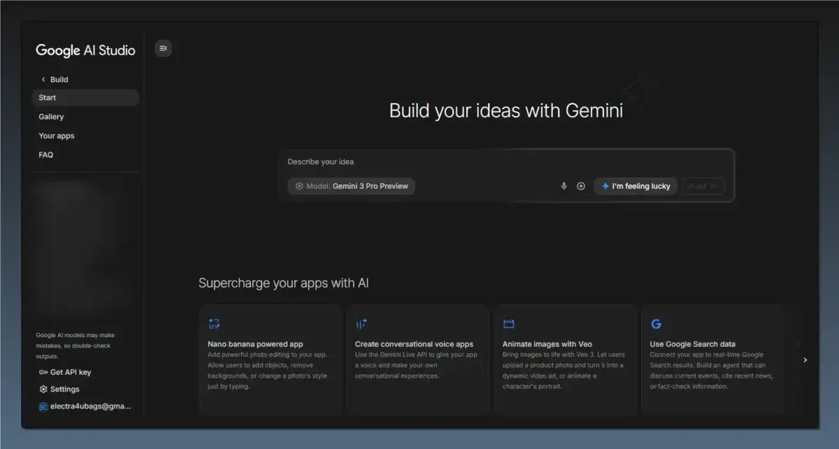 Τα 5 καλύτερα AI App Builder για δημιουργία website Google AI Studio