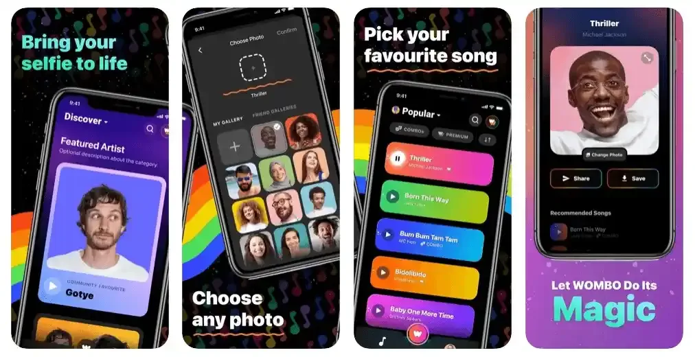 Τα 5 καλύτερα δωρεάν ai video face swap Wombo AI – Lip Sync + Face Swap