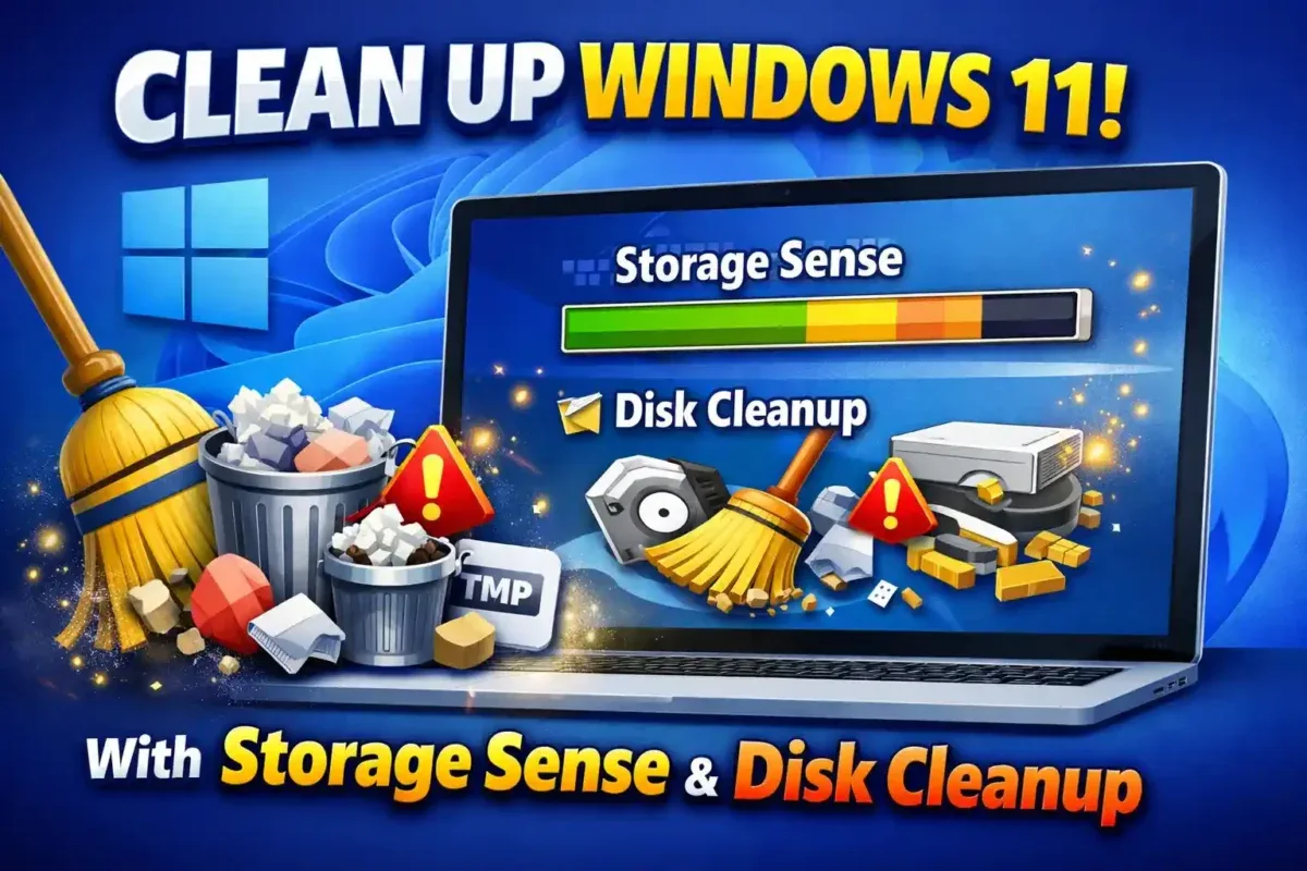 Clean up Windows 11 with Storage Sense and Disk Cleanup