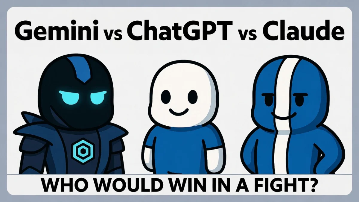 Gemini vs ChatGPT vs Claude