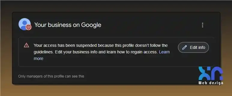 Is your Google Business Profile suspended