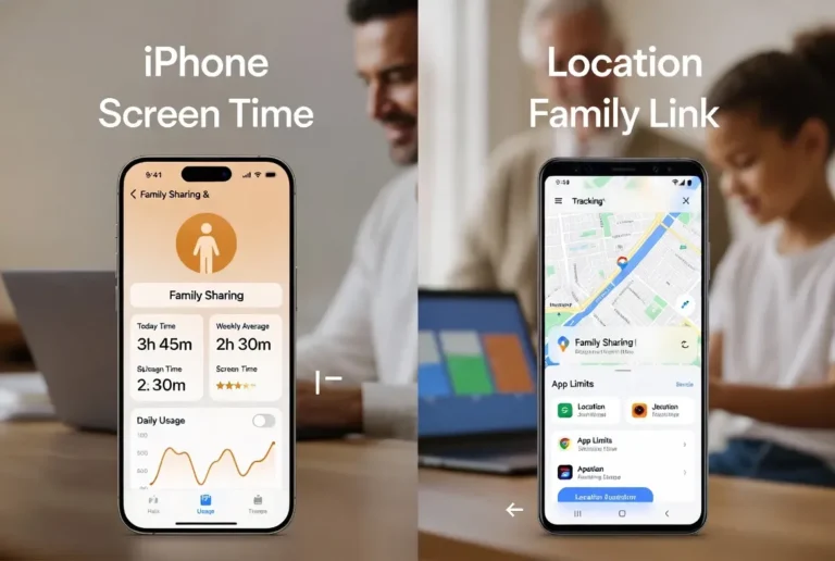 iPhone ή Android γονείς