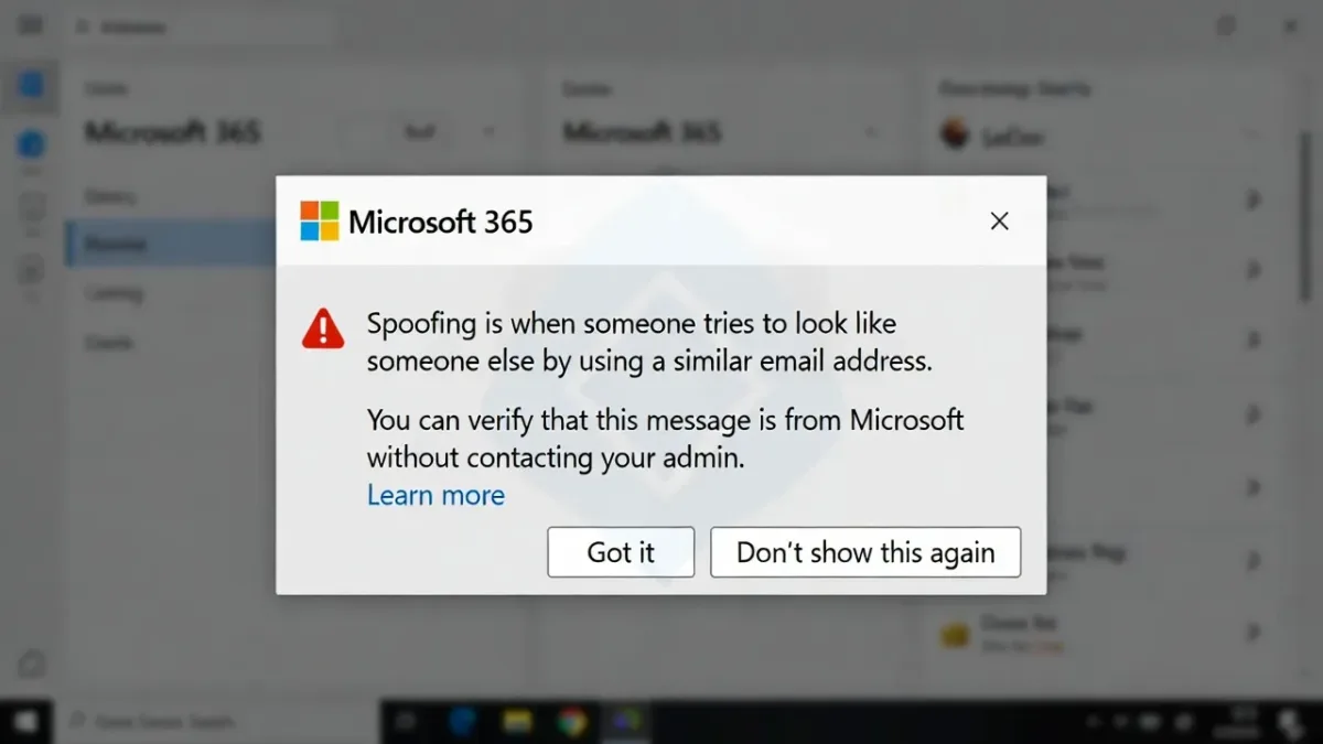 spoofing στο Microsoft 365