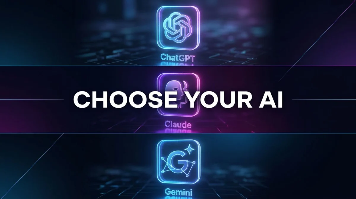 ChatGPT vs Claude vs Gemini: Ποιο AI να διαλέξεις ως αρχάριος 1