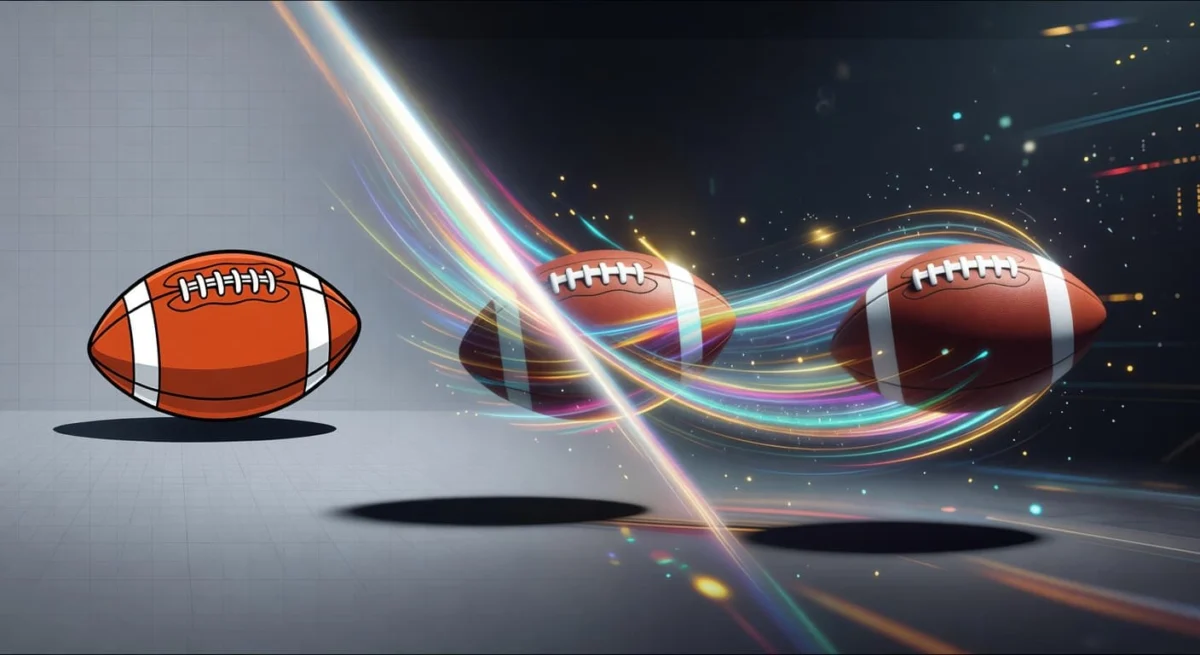 Μετατροπή στατικής εικόνας σε TikTok football video με εφέ κίνησης