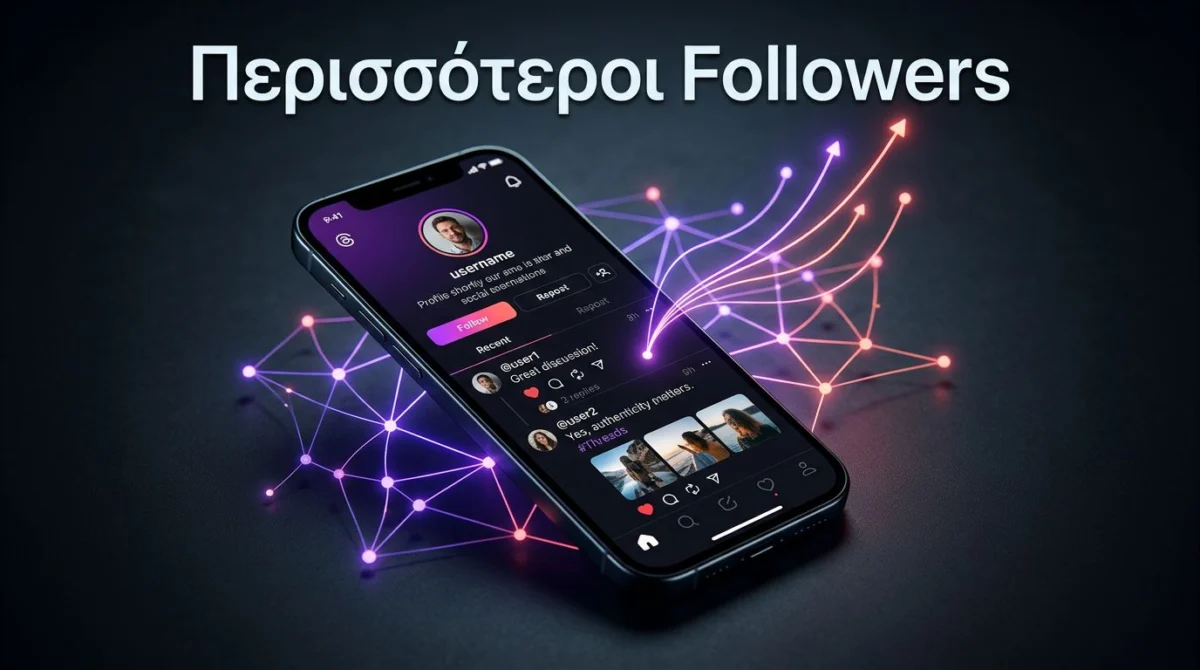 αύξηση followers Threads