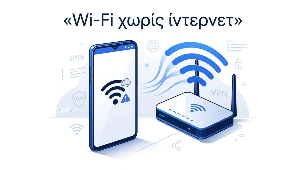 Wi-Fi χωρίς ίντερνετ Android: 8 λύσεις που δουλεύουν 1