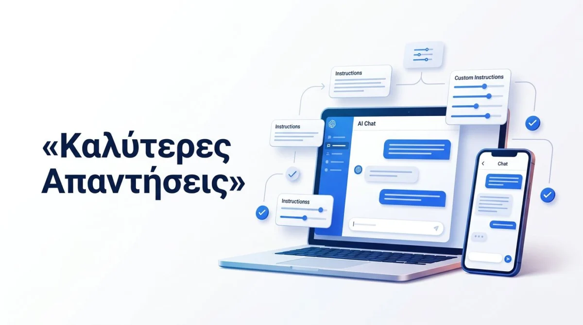 ChatGPT Custom Instructions: Ρυθμίσεις για Καλύτερες Απαντήσεις 1