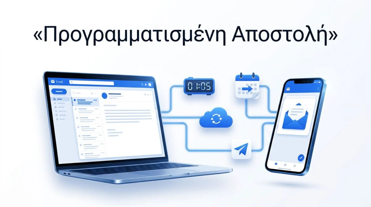 Gmail Προγραμματισμένη Αποστολή: Κινητό και Υπολογιστής 1