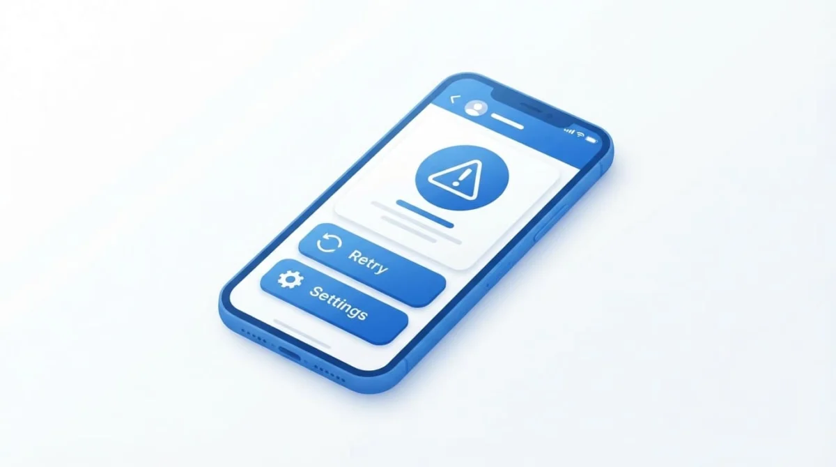 Smartphone με μπλε οθόνη κατά την αποστολή μηνυμάτων.
