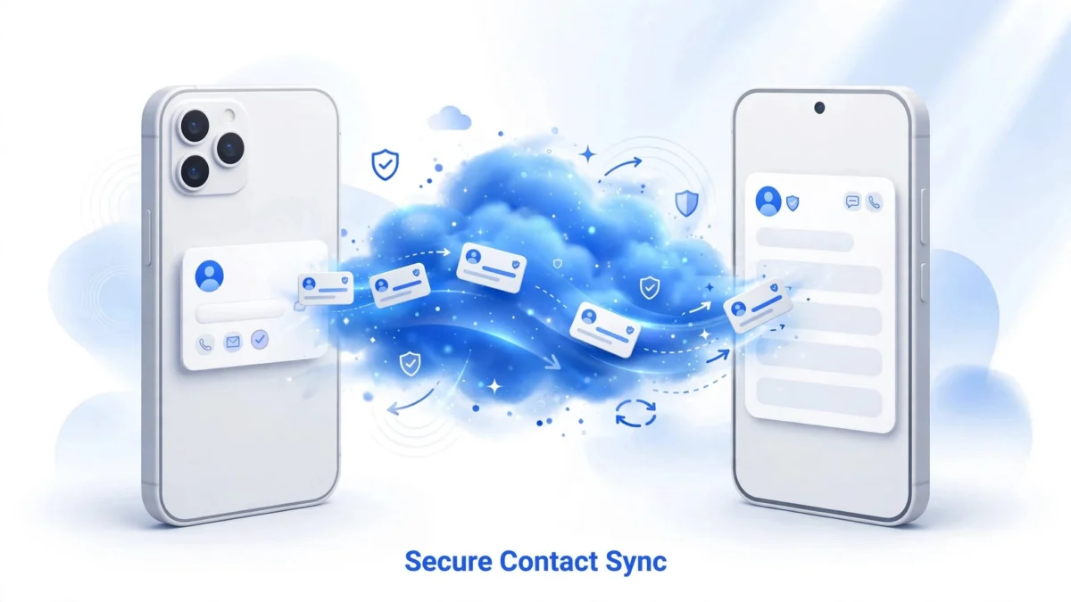 Μεταφορά επαφών iPhone Android: βήματα χωρίς απώλειες 1