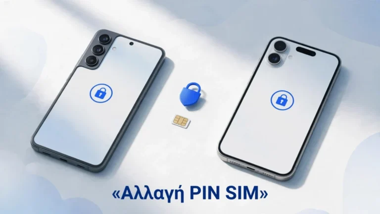 Αλλαγή PIN της SIM σε Android και iPhone 1