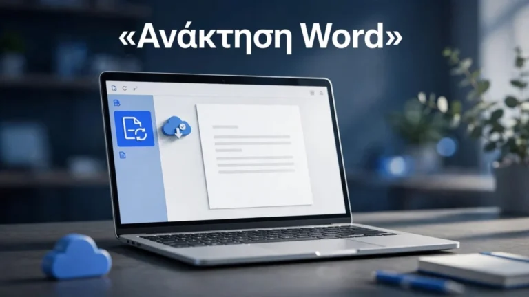 Ανάκτηση μη αποθηκευμένου Word: Πρακτικός οδηγός 1