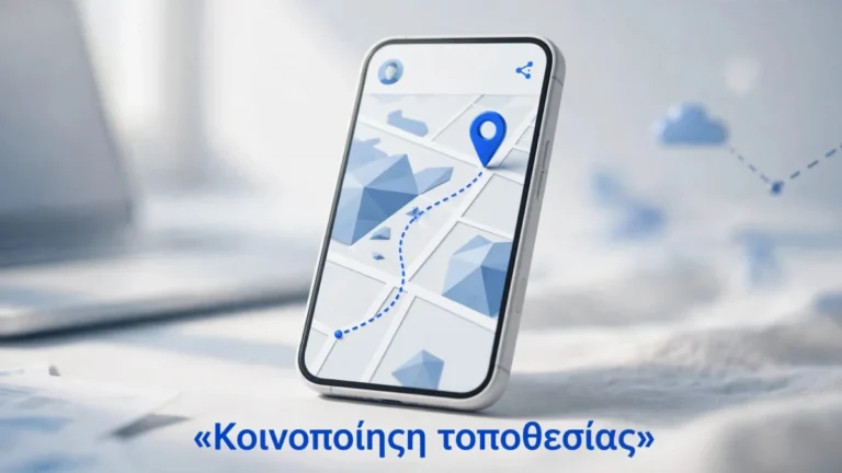 Κοινοποίηση τοποθεσίας στο Google Maps: Τα βήματα 1