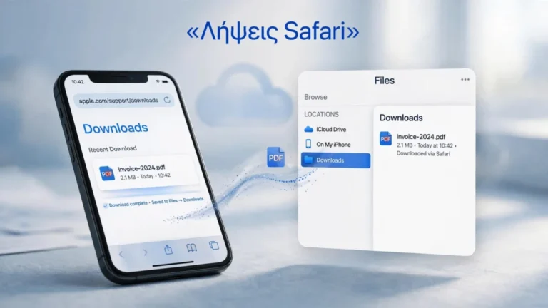 Λήψεις Safari στο iPhone: Πού αποθηκεύονται τα αρχεία 1