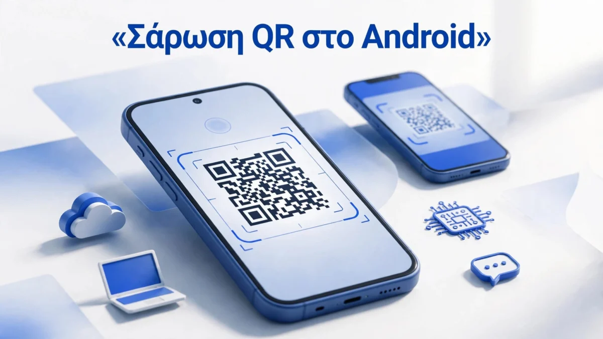 Σκανάρισμα QR code Android: Κάμερα, Lens και οθόνη 1